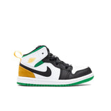 Air Jordan 1 Mid SE (TD) - White/Laser Orange