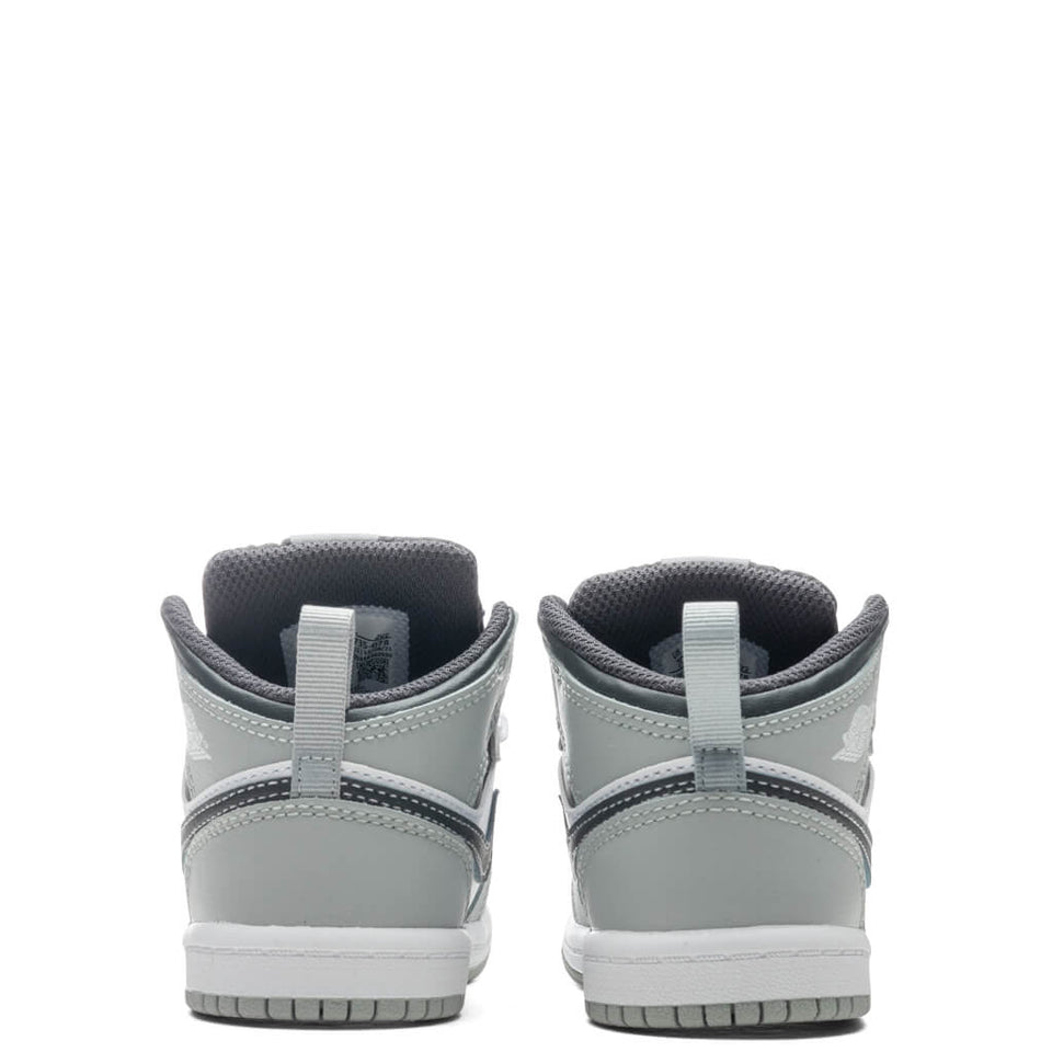 Jordan 1 Mid (TD) - Light Smoke Grey/White/Anthracite
