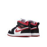 Jordan 1 Mid (TD) - White/Gym Red