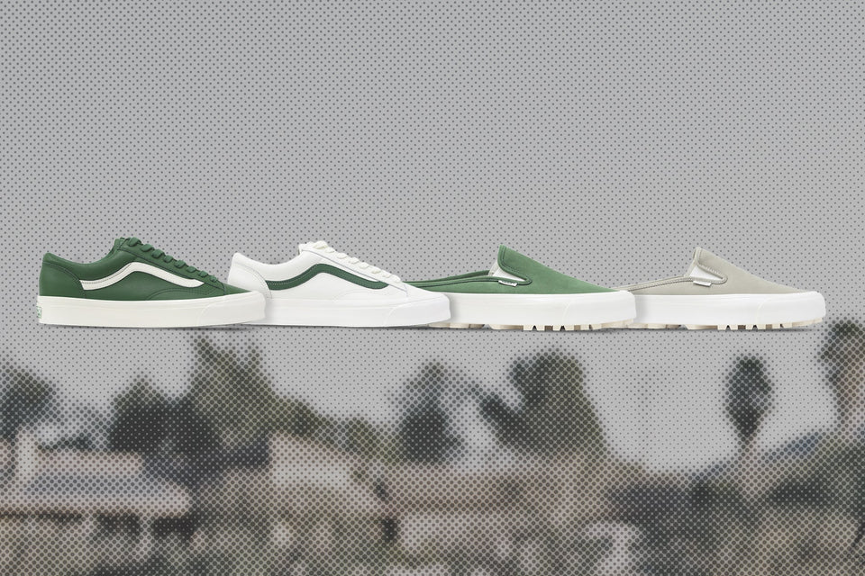 Vans Vault x Museum of Peace & Quiet OG Style 36 LX - Marshmallow/Green