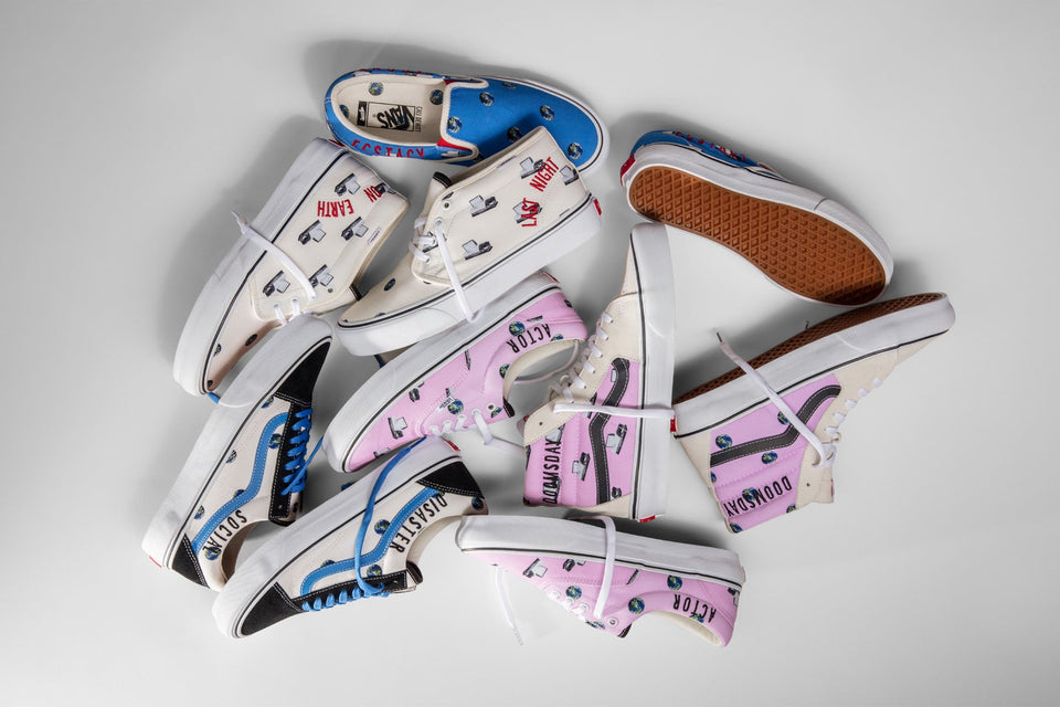 Vans Vault x Cali Dewitt Sk8-Hi VLT LX - Pink/Doomsday Foreplay
